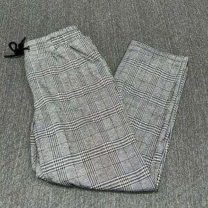 A New Day Plaid Jogger Ankle Dress Pants